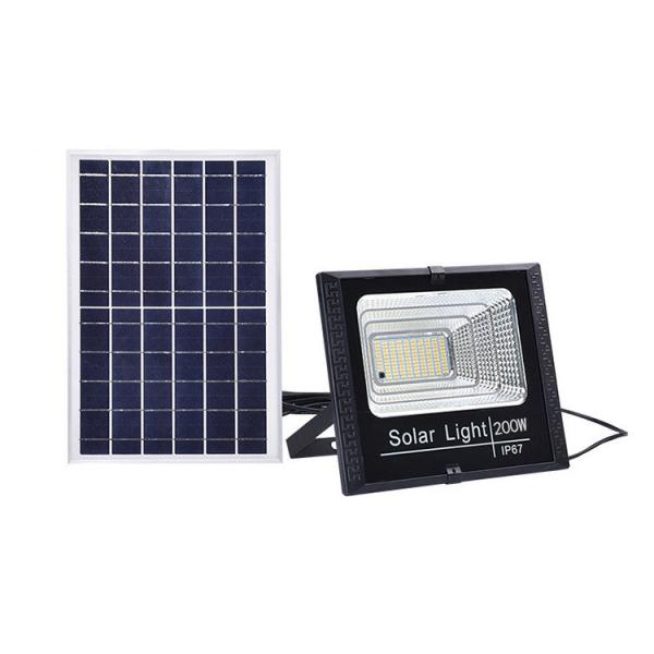 Black IP67 Waterproof Solar Spot Lights 40W 6000mAh Battery Capacity