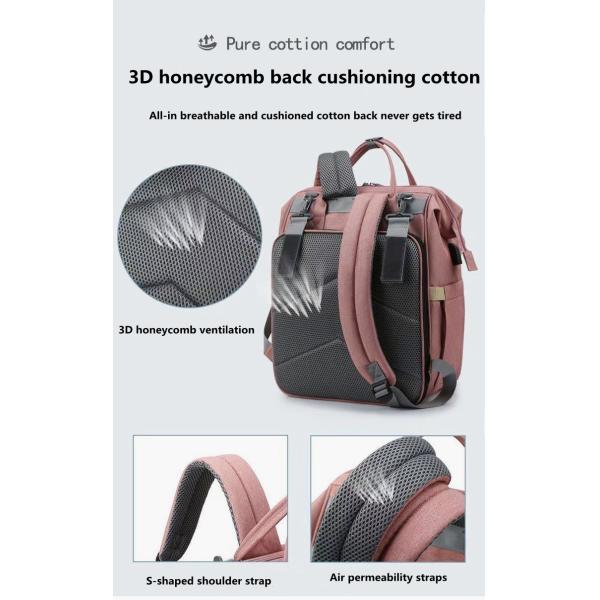 Удобная сумка мамы перемещения сумки пеленки мамы полиэстера 600d со шпаргалкой