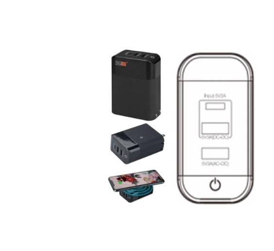 3-in-1 Supreme Charger  (Qi Standard Wireless Charger+Wall Charger+Power Bank)