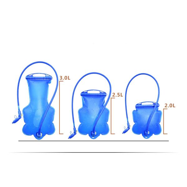Sports Hydration Water Bladder With Dustproof Nozzle, 3l Water Bladder Tpu Material