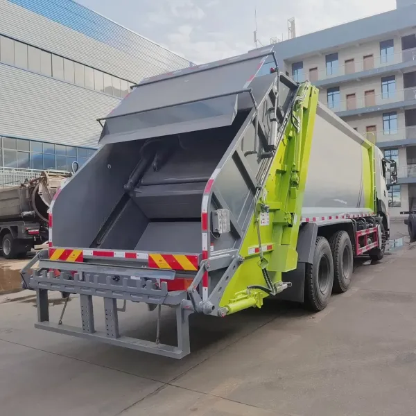 Sell Export Sanitation Garbage Truck 24cmb Compression Garbage Truck 6X4 Drive for Customization.
