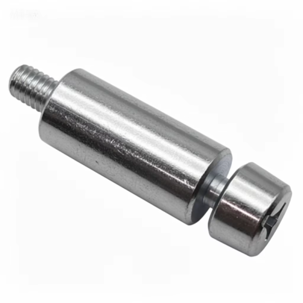 Zinc Plated Iron Latch Pin, Heavy Duty Threaded Lock Pin for Industrial Equipment & Door Hardware, Custom Size Available
