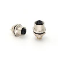 M12 connecteur de montage de panneau féminin 5 broches monture arrière M16 X 1.5 IP67