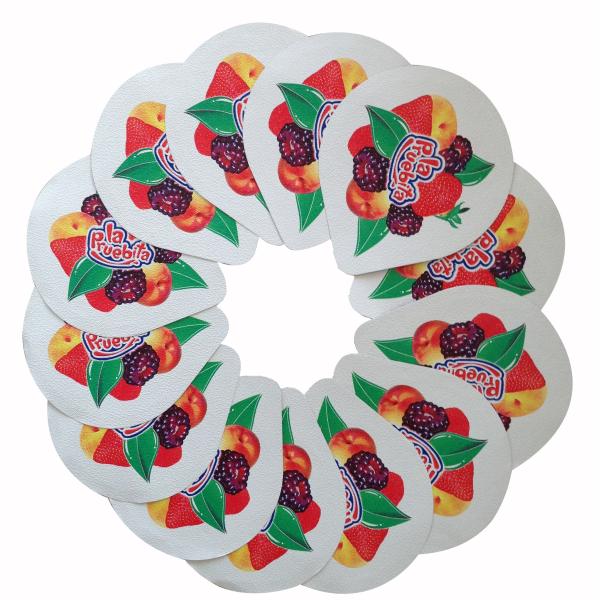 ODM OEM умирает крышки отрезка 30 микронов 33 йогурта микрона крышек легкого Peelable чашки