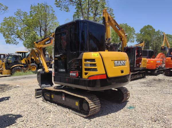 5T 36kw Used Sany Excavators Mini  Backhoe Construction Excavator Sany Sy55c