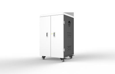Galvanized Sheet AC Power Sockets Tablet Charging Trolley 42 Ports Charging Cabinet