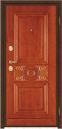Italy steel wood security armored door