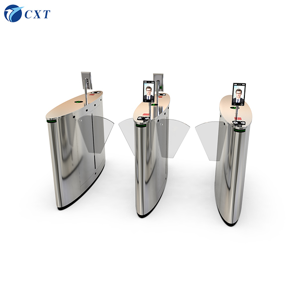 Barrera de solapa para aeropuerto, ancho de paso de 550 mm, acero inoxidable 201 para exteriores, 120TY