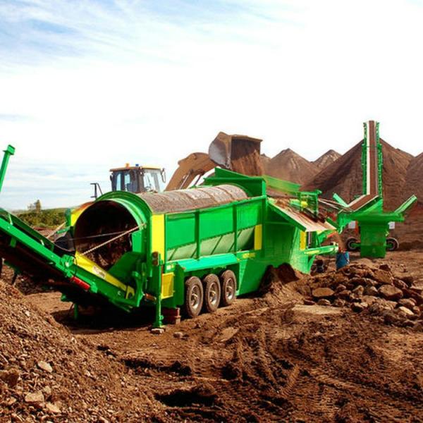 Mobile Sawdust Firewood Wood Chips Sieve for Fertilizer Biomass Woodchip Screening