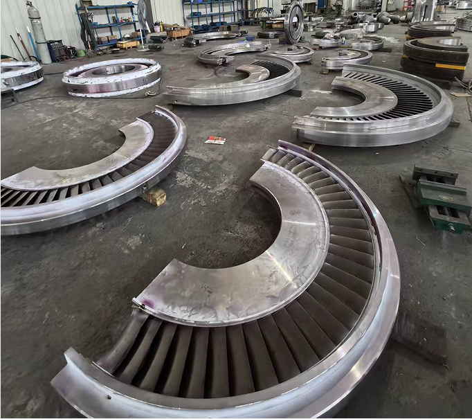 Customized Precision Machined Reverse Engineered Turbine Diaphragm for Steam Turbines