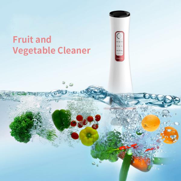 DC 8.4V Portable Safety Ultrasonic Vegetable Cleaner Waterproof Easy Operation