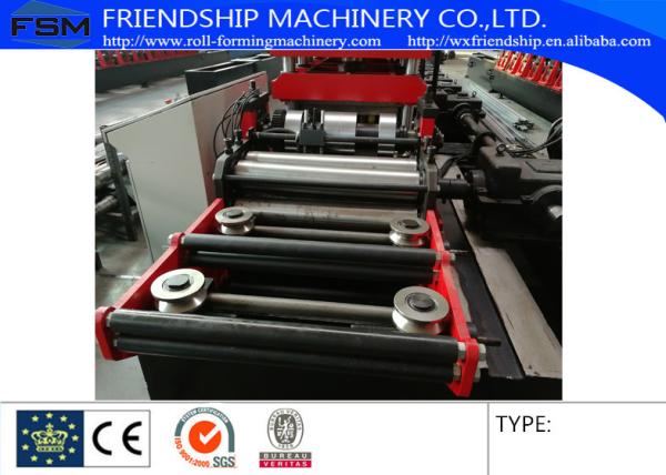 Gearbox Driven Two Waves Guardrail Roll Forming Machine Used 3 MM Thickness Steel