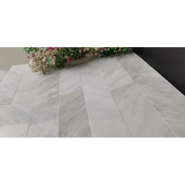 Стена мозаики ранга 30x30cm AAA белая кроет черепицей для спа-центра