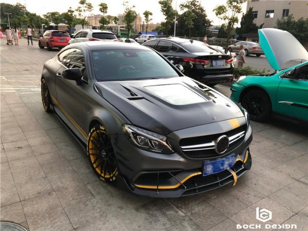 Carbon Fiber Cover for Benz C63 Coupe  Carbon Fiber Material C63 Carbon Fiber Hood Hood Engine Hood