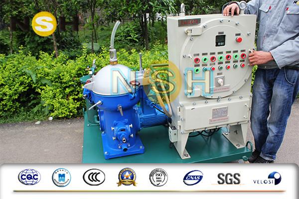 Combustível 600-6000L/H 380V/3P/50Hz de SolidsTurbine dos líquidos do separador de água do óleo do disco