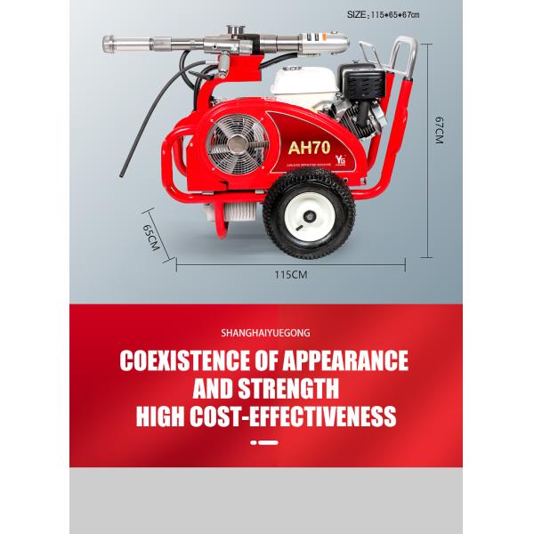 High Pressure 260 Bar Airless Putty Spray Machine 380V Electric Airless Paint Sprayer