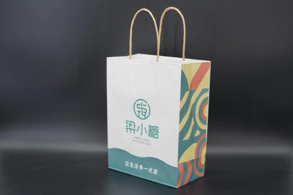 Shopping Kraft Paper Bags Multi Purpose Recyclable Natural Kraft Bags