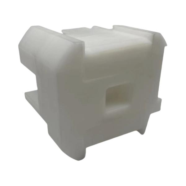 Piezas de fresado de torneado CNC POM blanco personalizadas para el sector de la electrónica de consumo