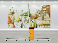 Imprimante murale 3D haute résolution verticale de 4 couleurs d'encre UV