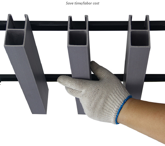 Никакая крася огнеупорная панель потолка PVC не уравновешивает Recyclable 50x75mm