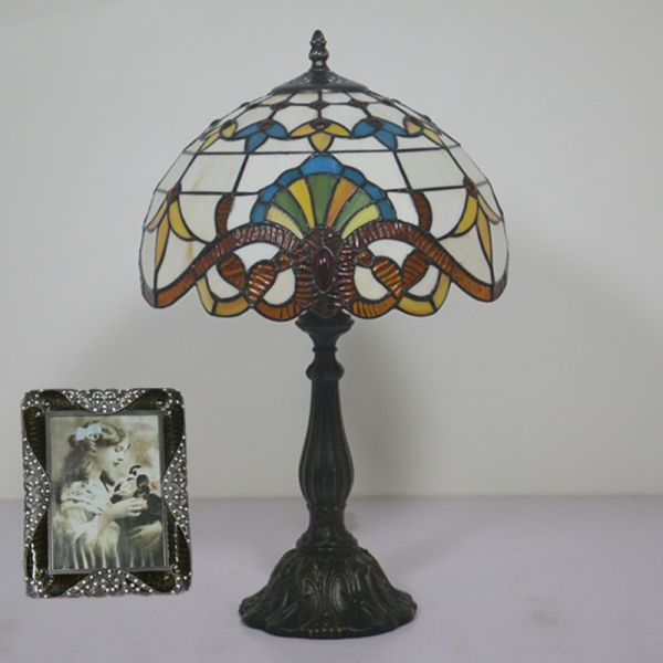30cm Table Lamp E27 Baroque Bedroom bedside light(WH-TTB-61)