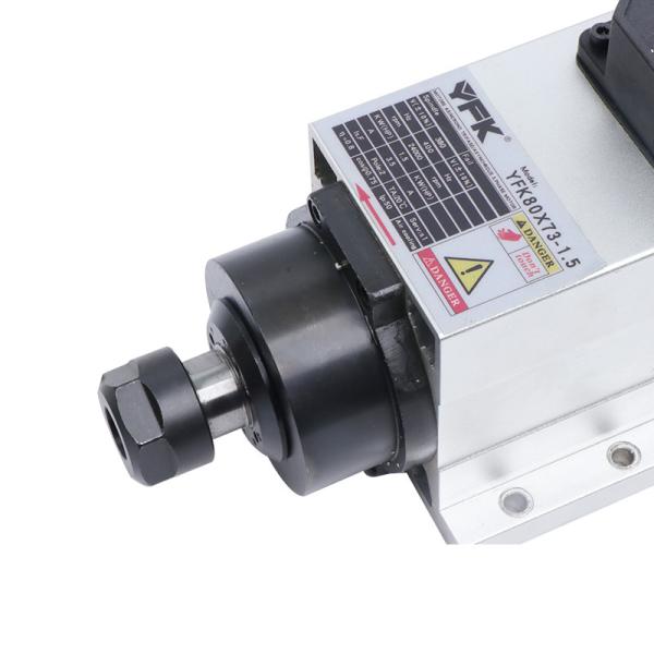 1.5KW ER20 Air Cooled Spindle Motor for CNC Woodworking Machine 220V/380V 3.5A/5A 24000rpm