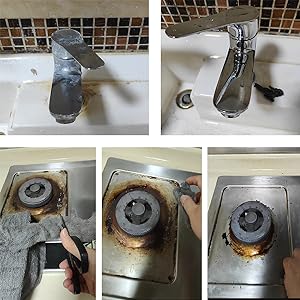 Steel Wool Fill Fabric DIY Kit Ideal for Cleaning Rust Removal and More Grade 0000