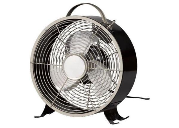 Modern 9 Inch High Velocity Vintage Electric Metal Fan For Home Or Office