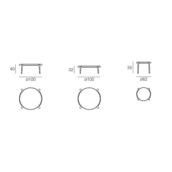 Premium Interior Coffee Side Table With Marble Top Curved Walnut Frame Legs