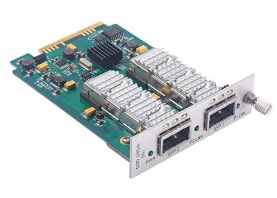 10Gbps XFP To XFP Optical-electrical-optical Management Fiber Converter Card