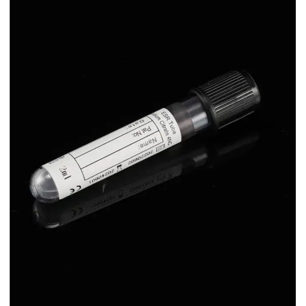 одноразовые черные шляпы цитраты натрия вакуум крови черный ESR тесты сборная трубка