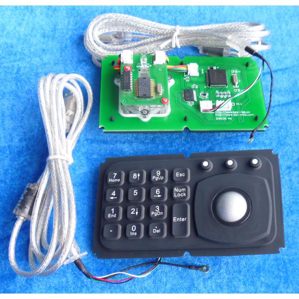 Ключевая клавиатура держателя панели миниые 15 с trackball для медицинского, диагностического оборудования