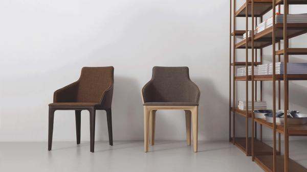 Innovating Idea Ola Dining Chair / Italy Beautiful Wooden Leg Chair