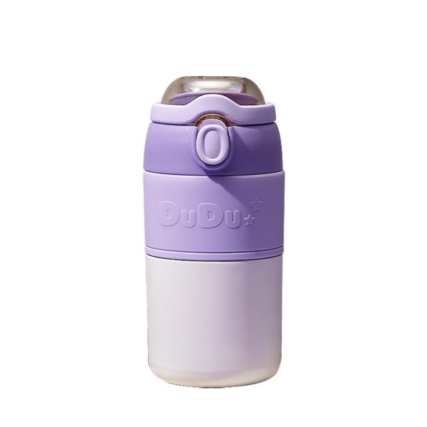 Business Gifts High Grade Double Wall Stainless Steel Water Bottle with Straw Cup Set