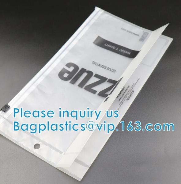 Swimwear Packaging Pouch With K Top, Gusset Bag Bikini Slider Zipper Packaging Bags, Hanger Hook Underwear