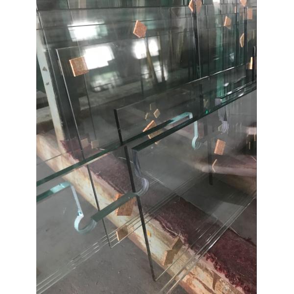 4mm 5mm 6mm 8mm 10mm verre trempé et stratifié Mural blanc gris clair flottant verre trempé pour balustrade / mur rideau