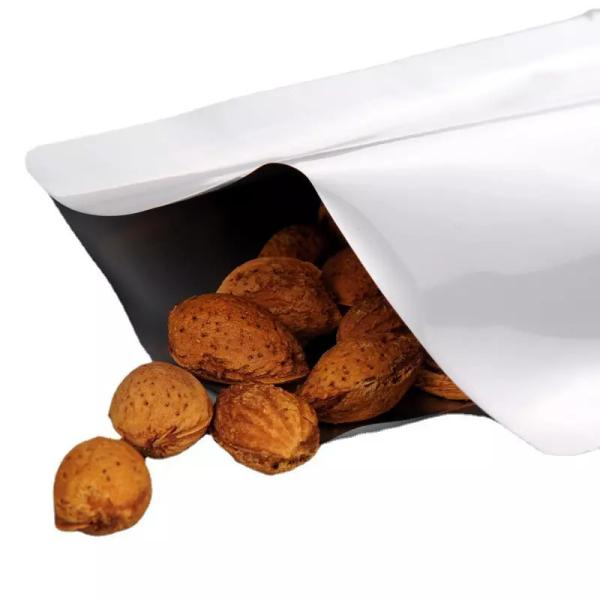 Silver Heat Seal 3 Layers Laminated Airtight Mylar Food Bags Aluminum Foil Custom