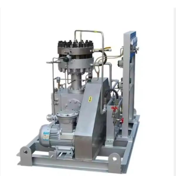 Compresseur à diaphragme gaz air hydrogène 220 bars 450 bars industriel haute pression sans huile hydrogène azote alternatif