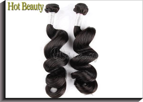 Natural Wave Unprocessed Peruvian Virgin Human Hair Extensions For Women