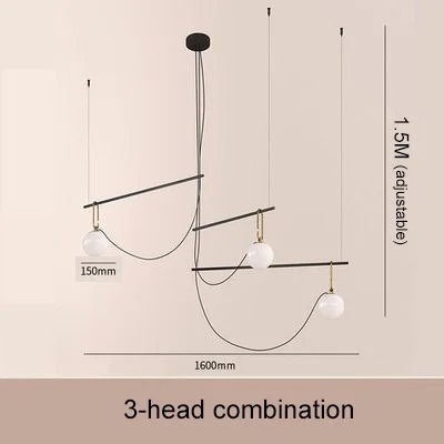 Three-head magic bean pendant lamps NH S3 Suspension（WH-AP-612）