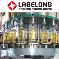 máquina de engarrafamento automática do óleo comestível de garrafa 4L de vidro