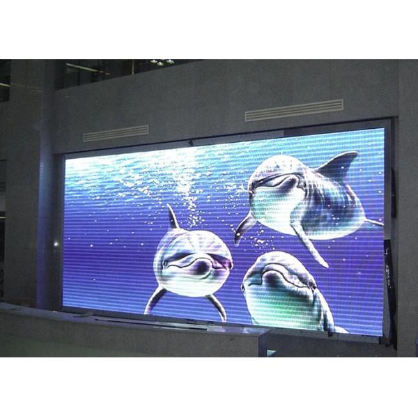 High Definition Indoor LED Display Screen Advertising PH4.8mm Slim Aluminum