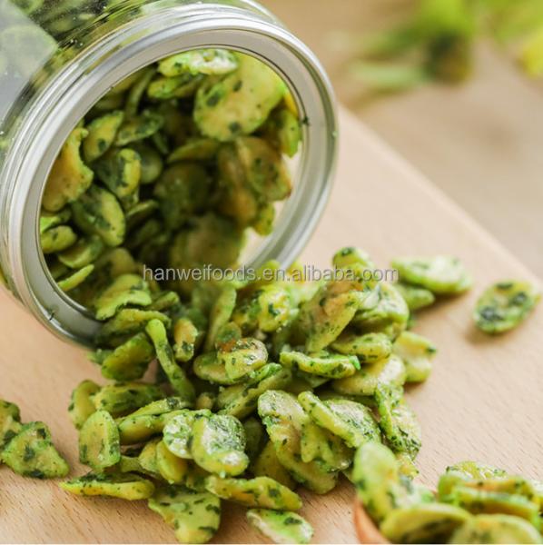 Corn Starch Fava Bean Snack Seaweed Taste Baked Broad Beans Snack