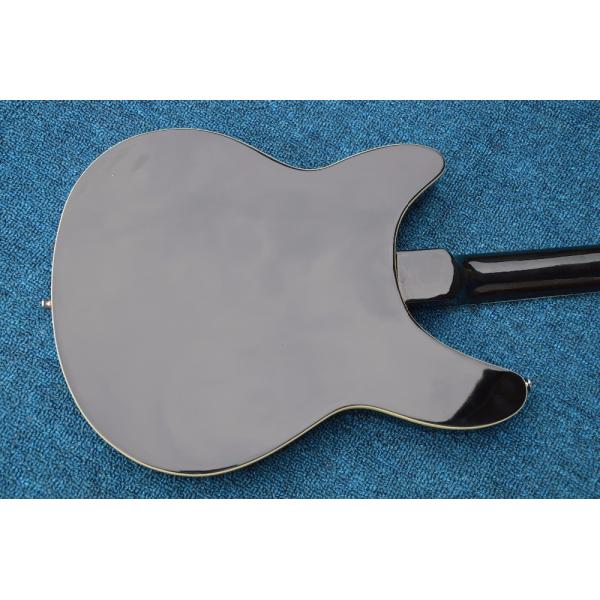Musical instrument professional electric guitars rickenback guitar 12 string black solid body rickenback jazz guitar