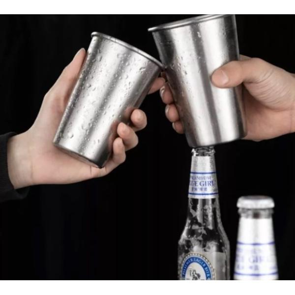 400ml 500ml Thermal Vacuum Insulated Bulk Stainless Steel Tumblers Mugs For Coffee Milk Beer