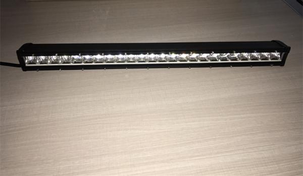 5D Optical Lens 25 Inch Single row Straight Slim Car Light Bar with 5watt*24 Cree LEDs 10800lm For 4x4 Off Road