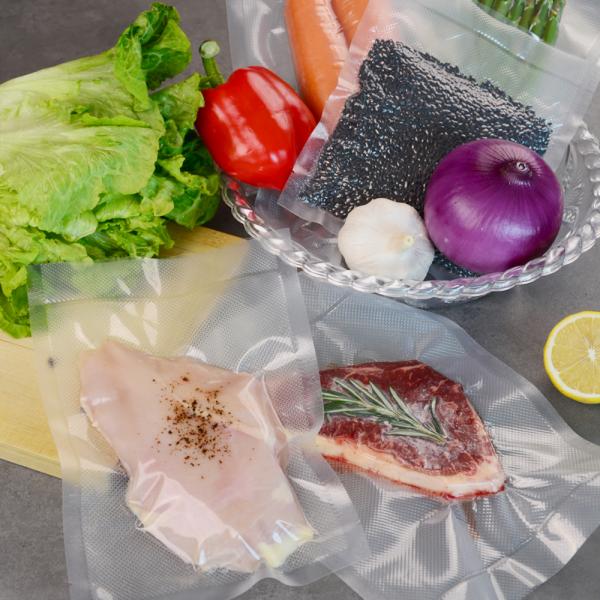 Овощи Вакуумные пакеты Средний высокий барьер Текстурированные канализированные продукты питания