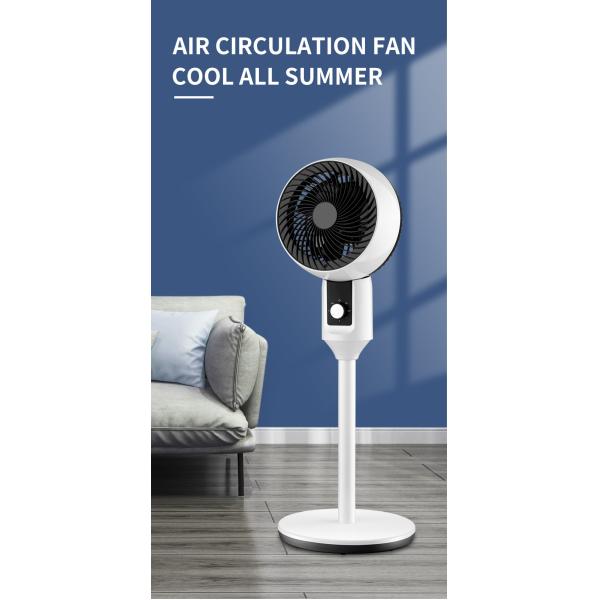 Turbo Mute Technology Electric Household Air Circulation Fan for Pedestal Installation