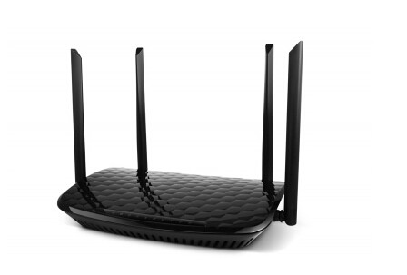the intelligent 300Mbps wireless router 、black 、4 antennas