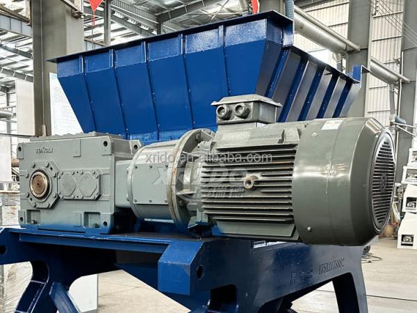 75Kw Dual Shaft Shredder Machine Steel Shredder Environment Friendly
